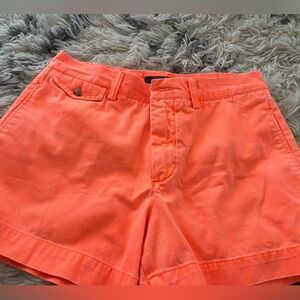 POLO Ralph Lauren neon orange Shorts size 6 beach summer vacation